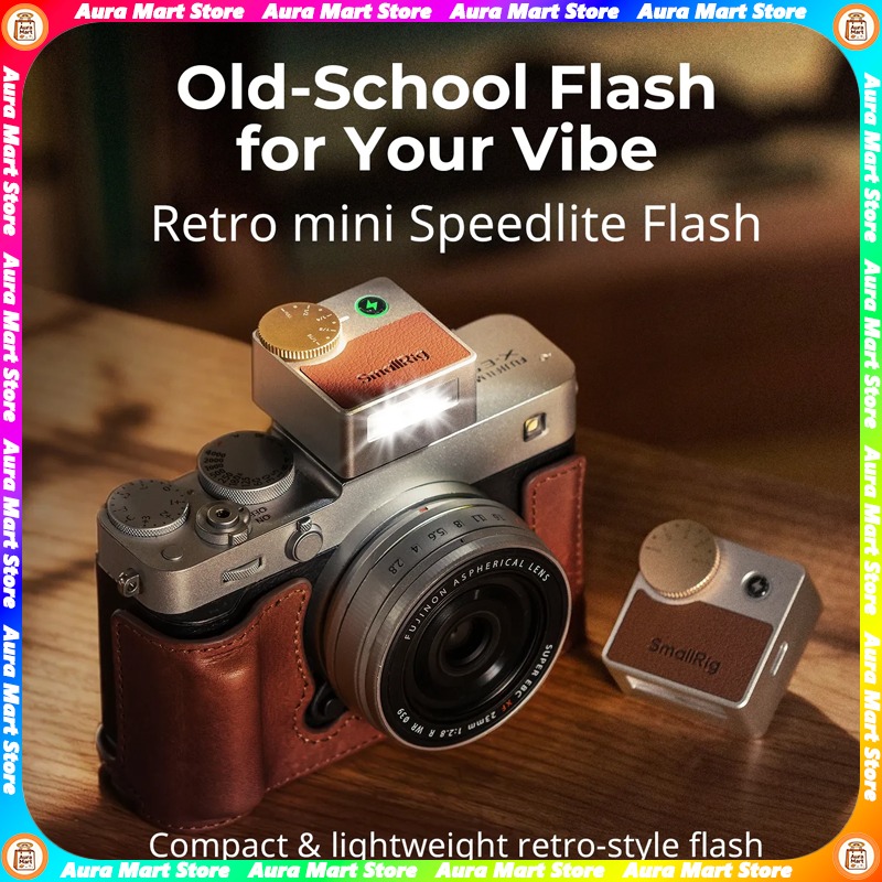 Speedlite Flash External - Smallrig RS-R20 Retro Mini Speedlite-flitser voor