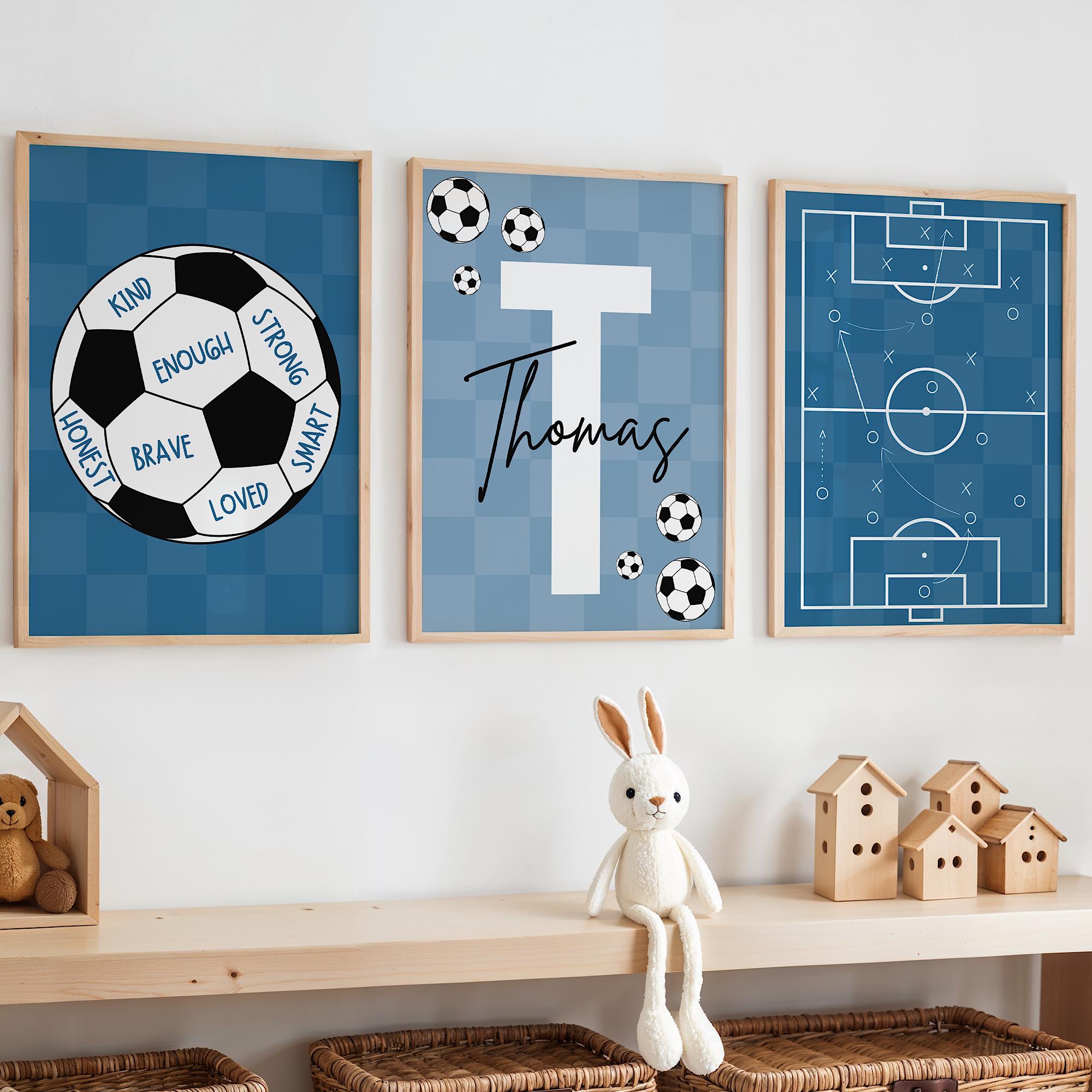 Photography Nature - Gepersonaliseerde voetbal wanddecoratie set, affirmatie voor