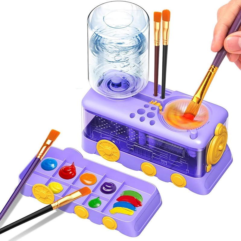 Photography Techniques - Automatische borstelreiniger met waterverversing voor aquarel-,