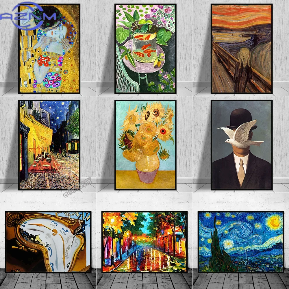 Photography Nature - Beroemde kunstenaar Salvador Dali, Van Gogh,