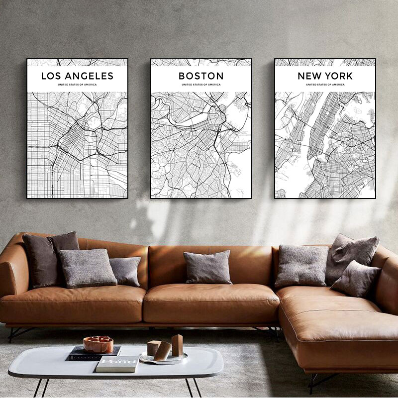 Photography Mapped - Noordse stijl schilderijen printen, foto voor