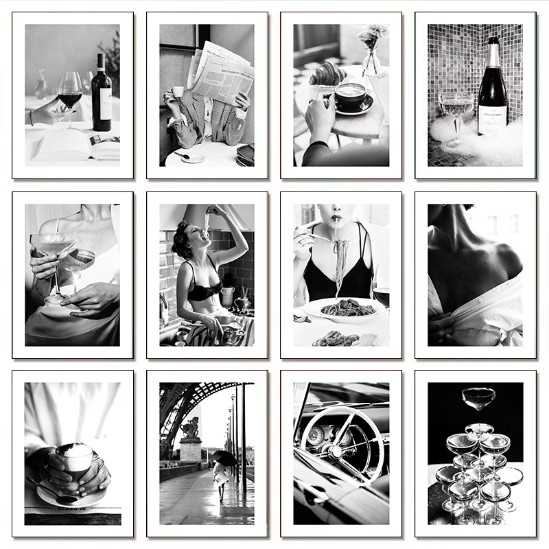 Photography Trend - Moderne luxe mode champagne wijn sexy