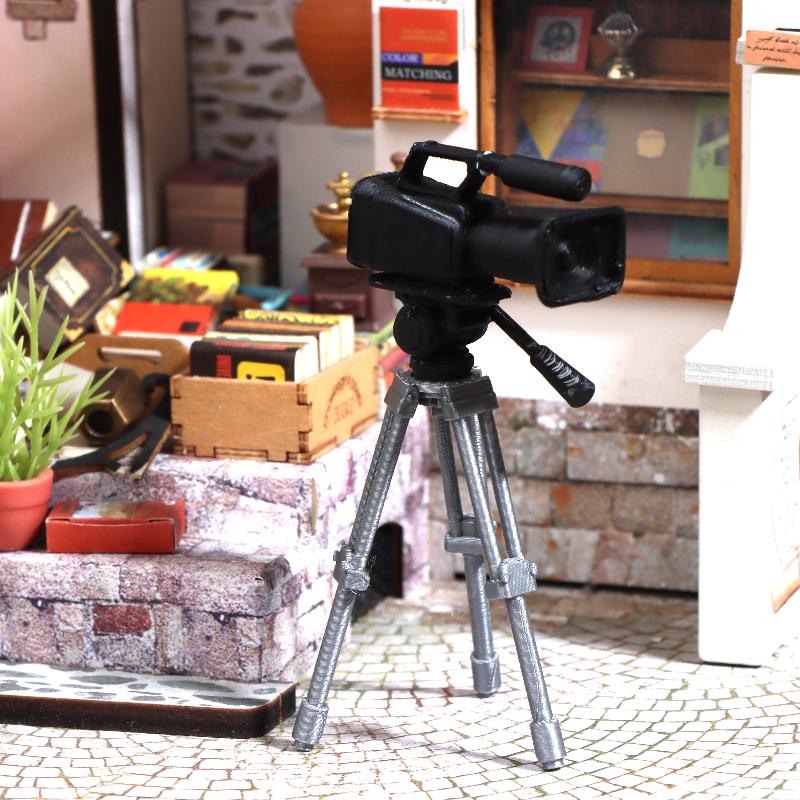 Photography Video - Mini Videocamera Statief Model 1:12 Schaal