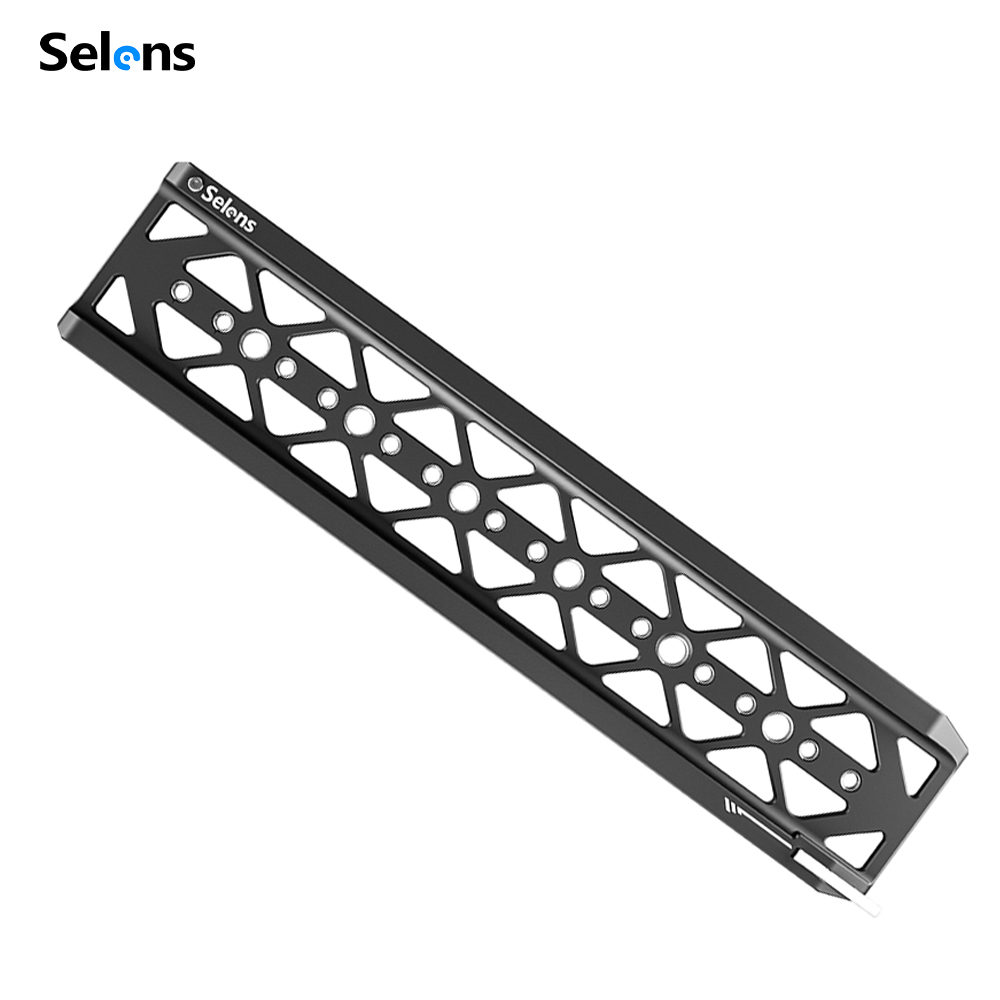 Camera Cage Baseplate - Selens 8/10/12 inch aluminiumlegering snelkoppeling dovetail