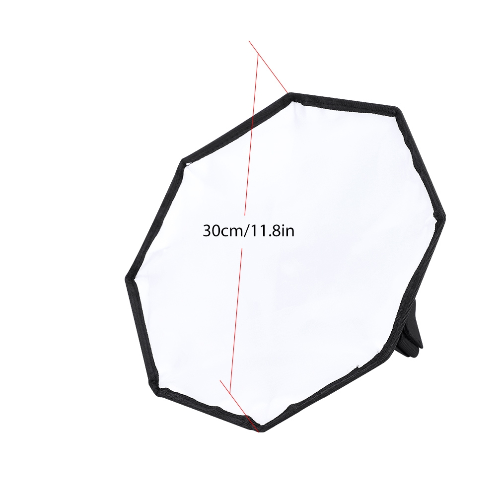 Speedlite Flash External - 30cm Draagbare Universele Flitser Softbox Diffuser
