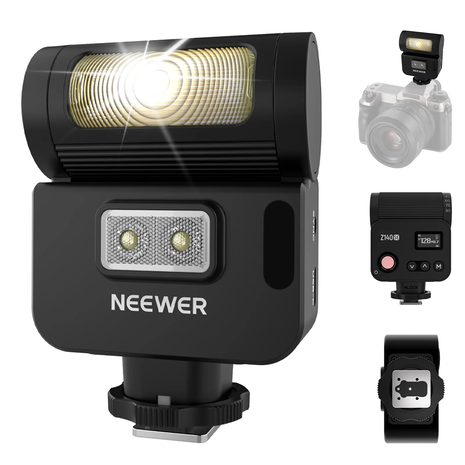 Speedlite Flash External - NEEWER Z140SE Compacte Mini Draagbare Externe