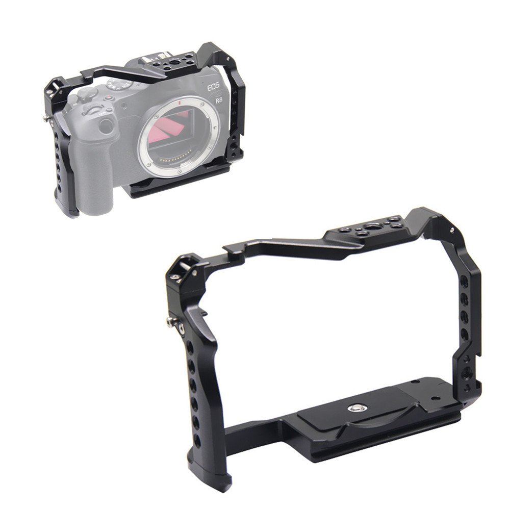Camera Cage Baseplate - R8 camerabeschermkooi, beschermende rig, snelkoppelingsplaat, Arca
