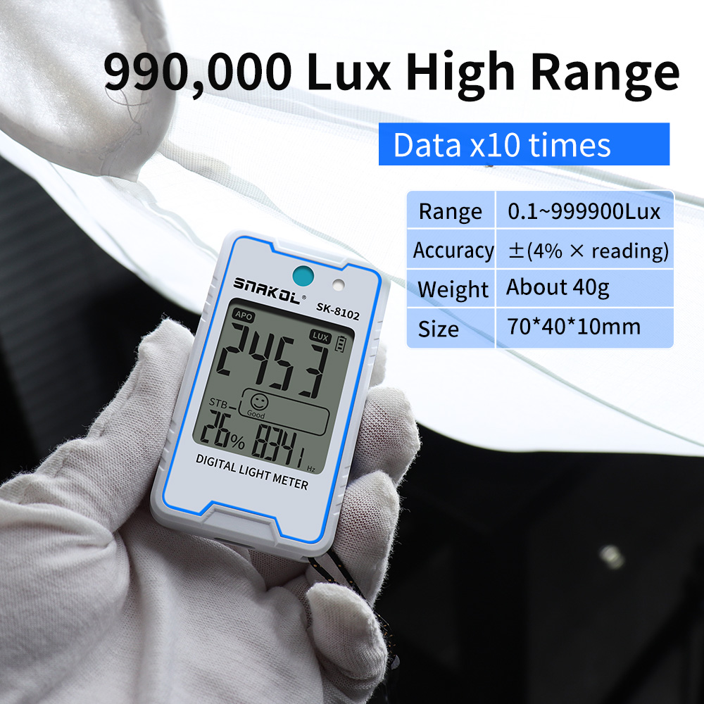Photography Ratio - Snakol Mini Lux Meter Digitale Illuminometer