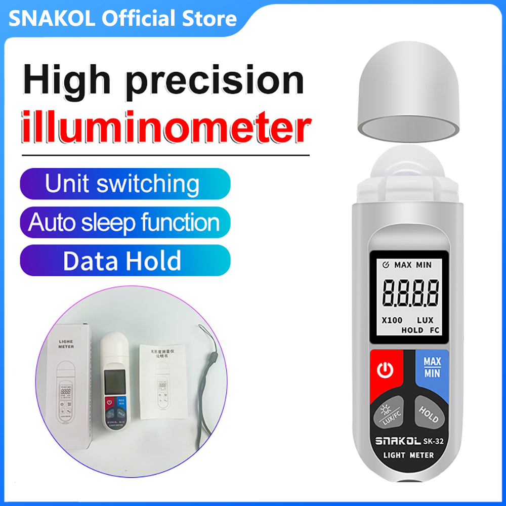 Photography Ratio - SK-32 Digitale Verlichtingssterktemeter Lichtmeter Handheld Lux
