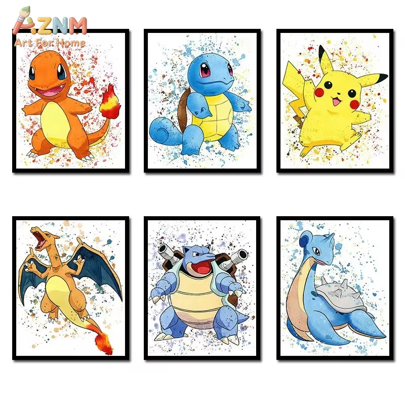 Photography Nature - 1PC, Anime Pokemon Canvas Schilderij Bulbasaur