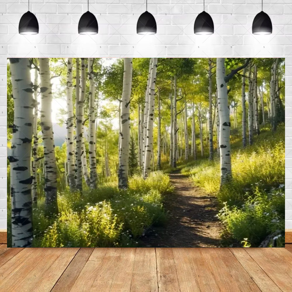 Sunny Trail Berkenboom Bos Ach - Photography Composition recensie en prijs