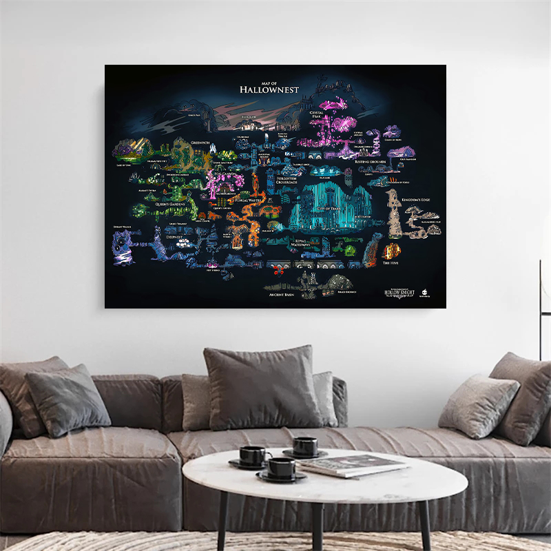 Game Hollow Knight Kaart Game  - Photography Mapped recensie en prijs