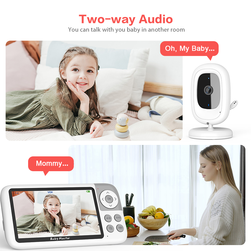 5.0 inch 720P Video Babyfoon C - Photography Ratio recensie en prijs