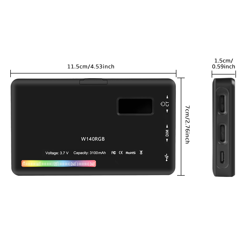 SH W140 LED RGB-videolamp 0-36 - Pixel Art Led Panel recensie en prijs