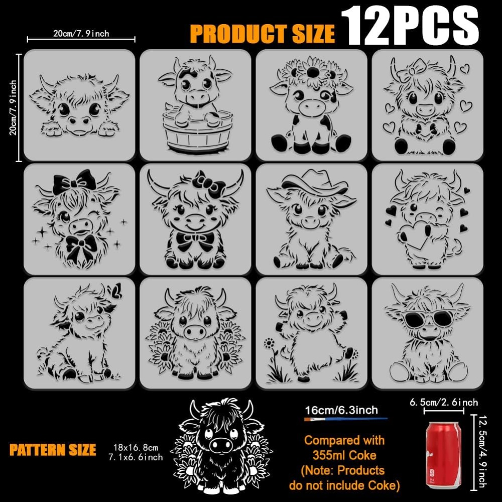 12PCS Leuke Kalf Schilderijste - Photography Techniques recensie en prijs