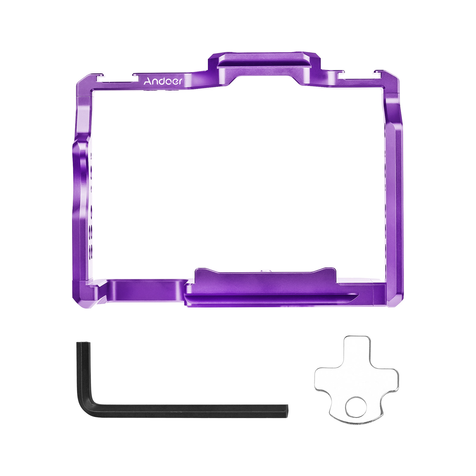 Andoer camerakooi aluminium vi - Camera Cage Baseplate recensie en prijs