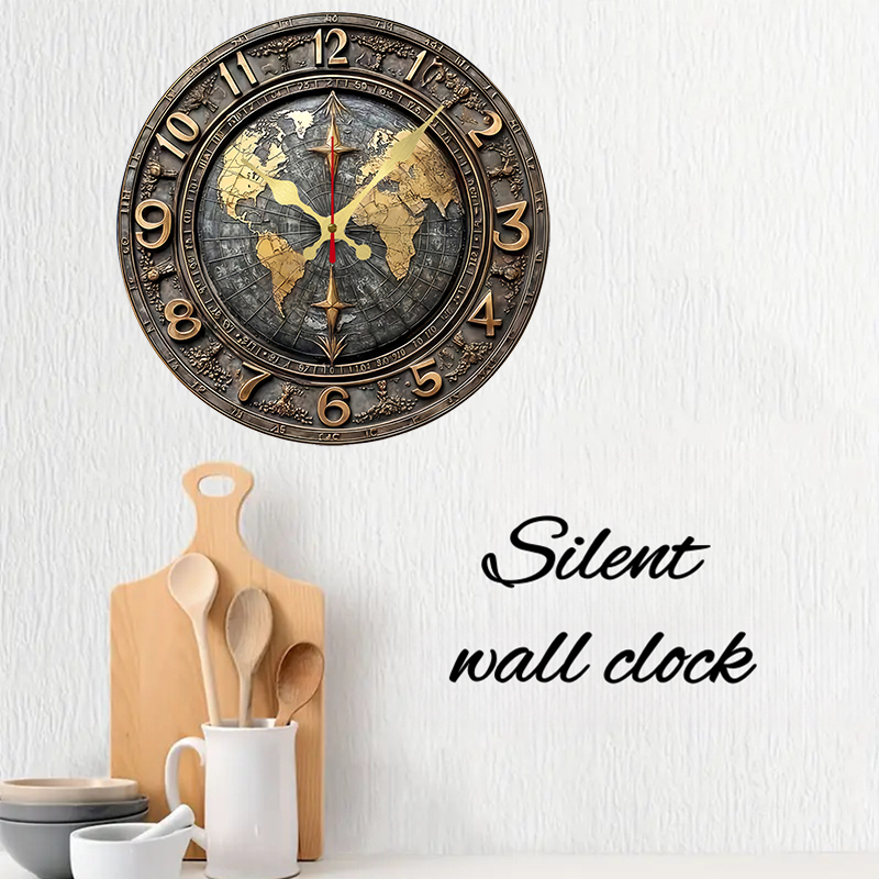 2D Vintage Wereldkaart Houten  - Photography Mapped recensie en prijs