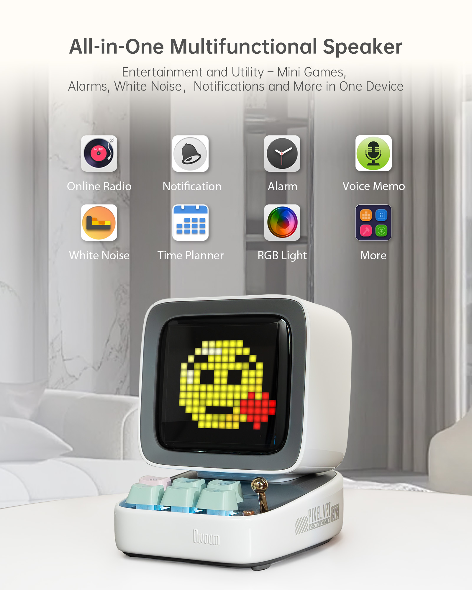 Divoom Ditoo-Pro Luidspreker M - Pixel Art Led Panel recensie en prijs