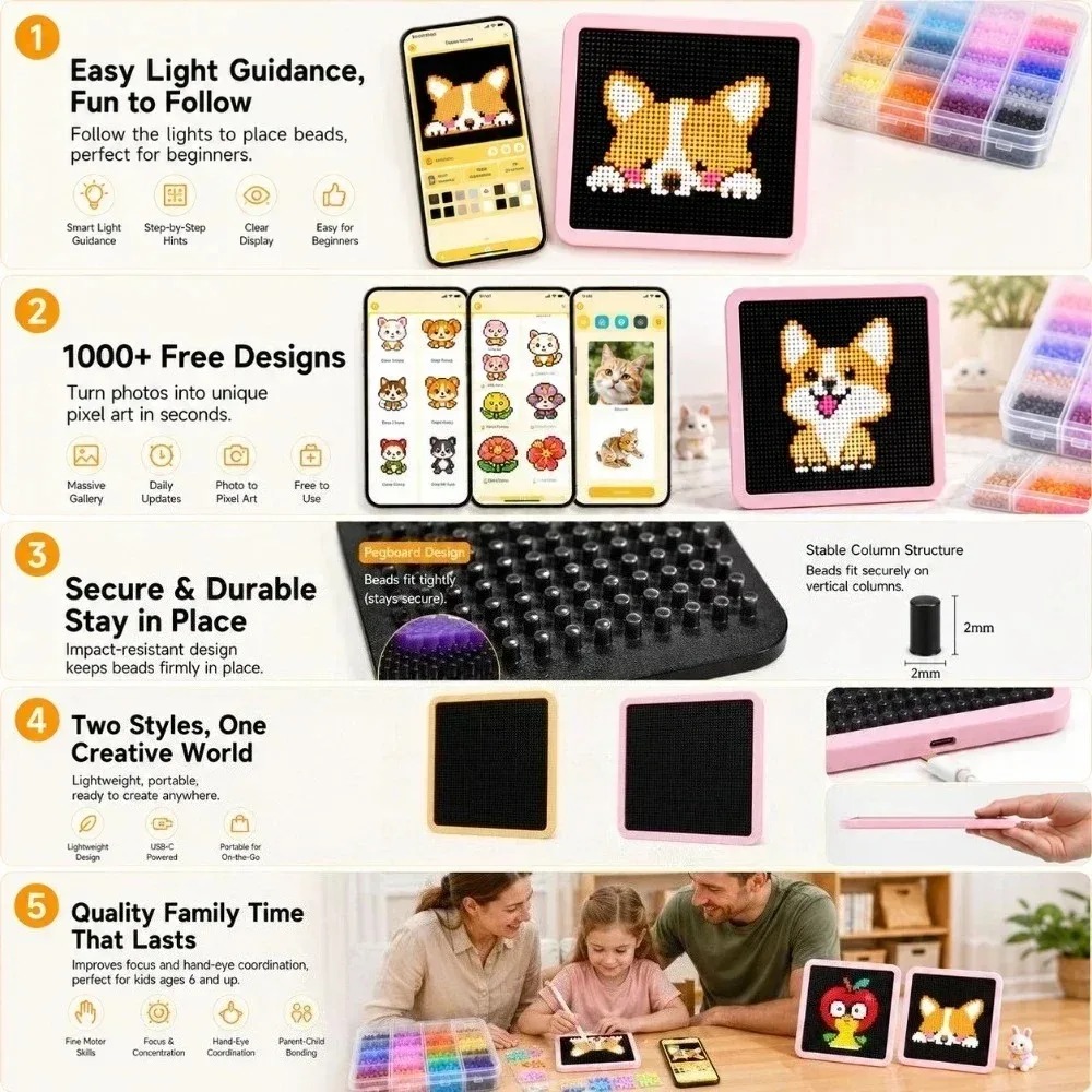 App-gestuurde LED Pixel Light  - Pixel Art Led Panel recensie en prijs