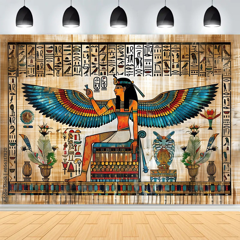 Oud-Egyptische hiërogliefen, b - Photography Backdrop Muslin recensie en prijs