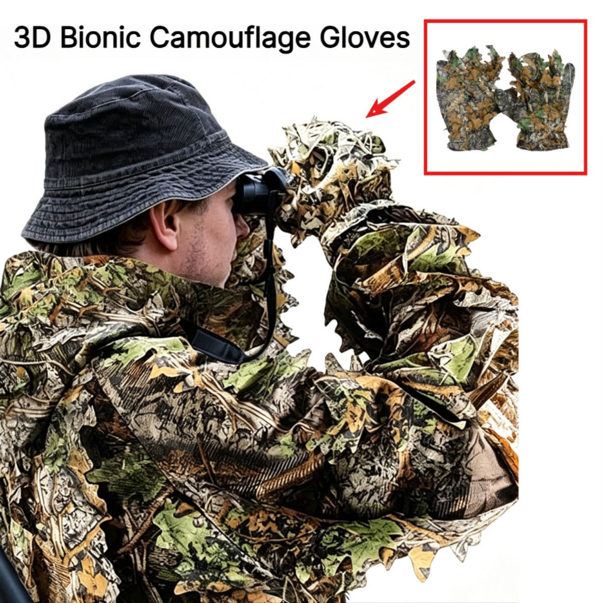 3D Camouflage Leaf-jacht hands - Photography Training recensie en prijs